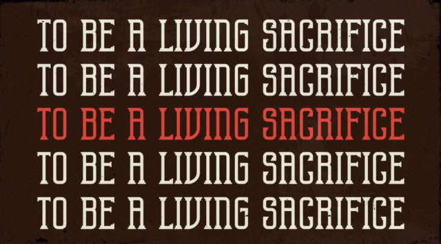 Living Sacrifice